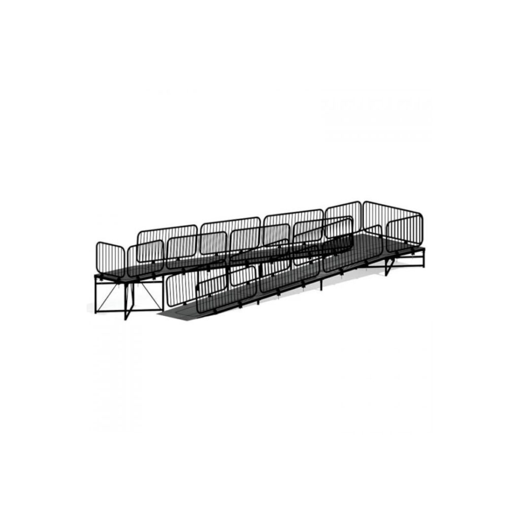 Staging Cable Ramp ADA Stage Ramp Kit for Portable Stage Access | Modular Design