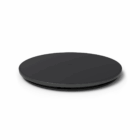 9'10" motorized revolving stage with black top surface and low-profile steel base