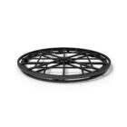 Exposed steel frame of 39'10" motorized revolving stage platform showing circular support structure and gear assembly