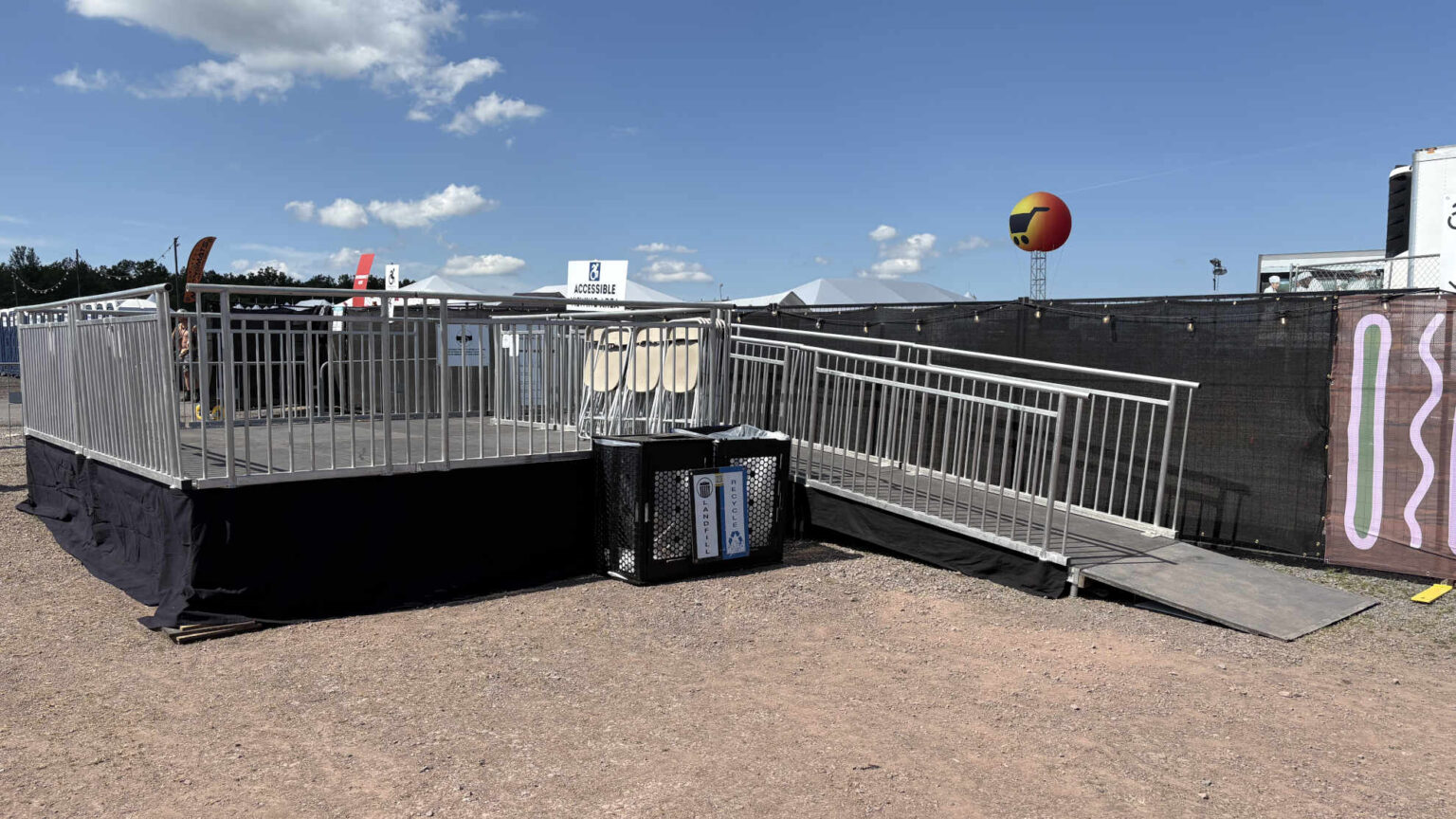 Barication Raiiling Event Northeast Event Rentals | Barricades, Flooring & Staging