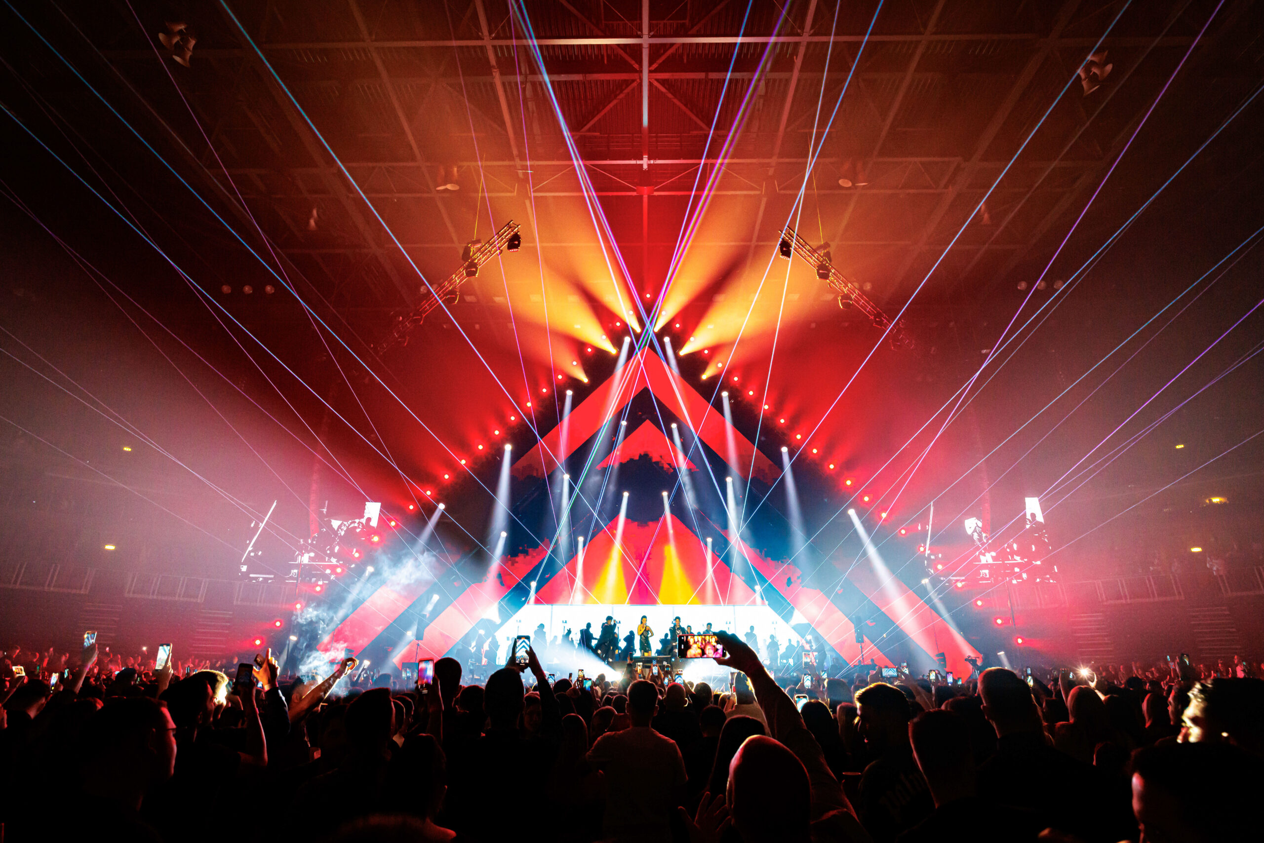 Indoor live event production management