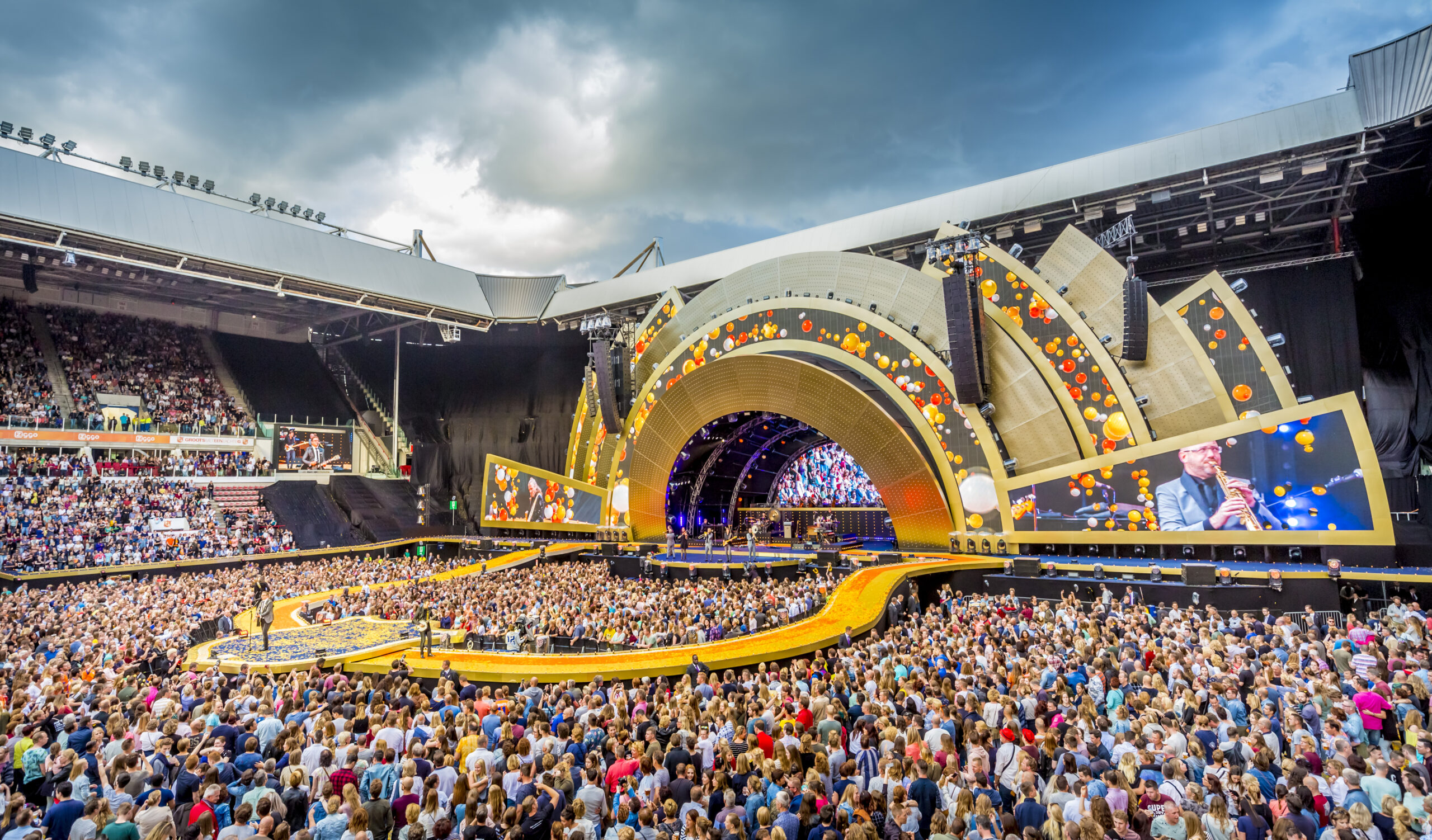 Outdoor live event production infrastructure